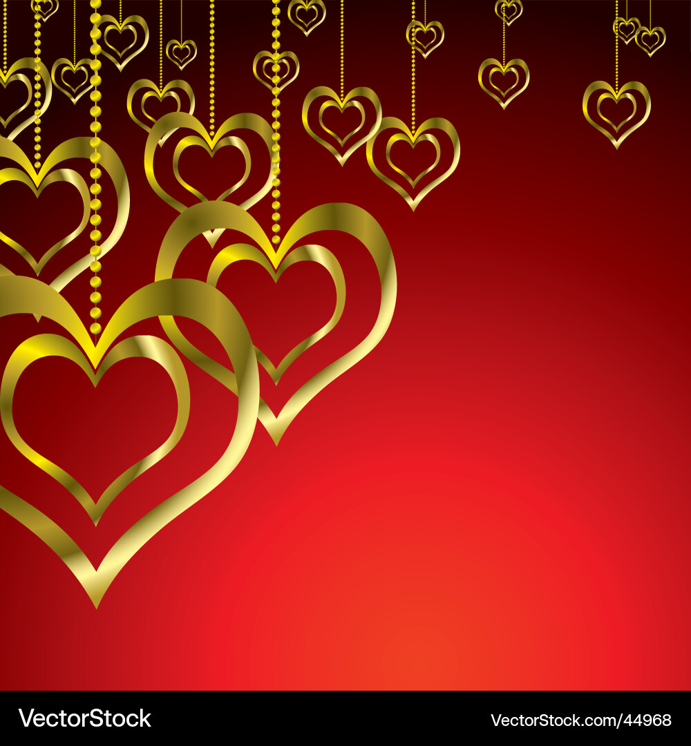 Valentine hearts Royalty Free Vector Image - VectorStock