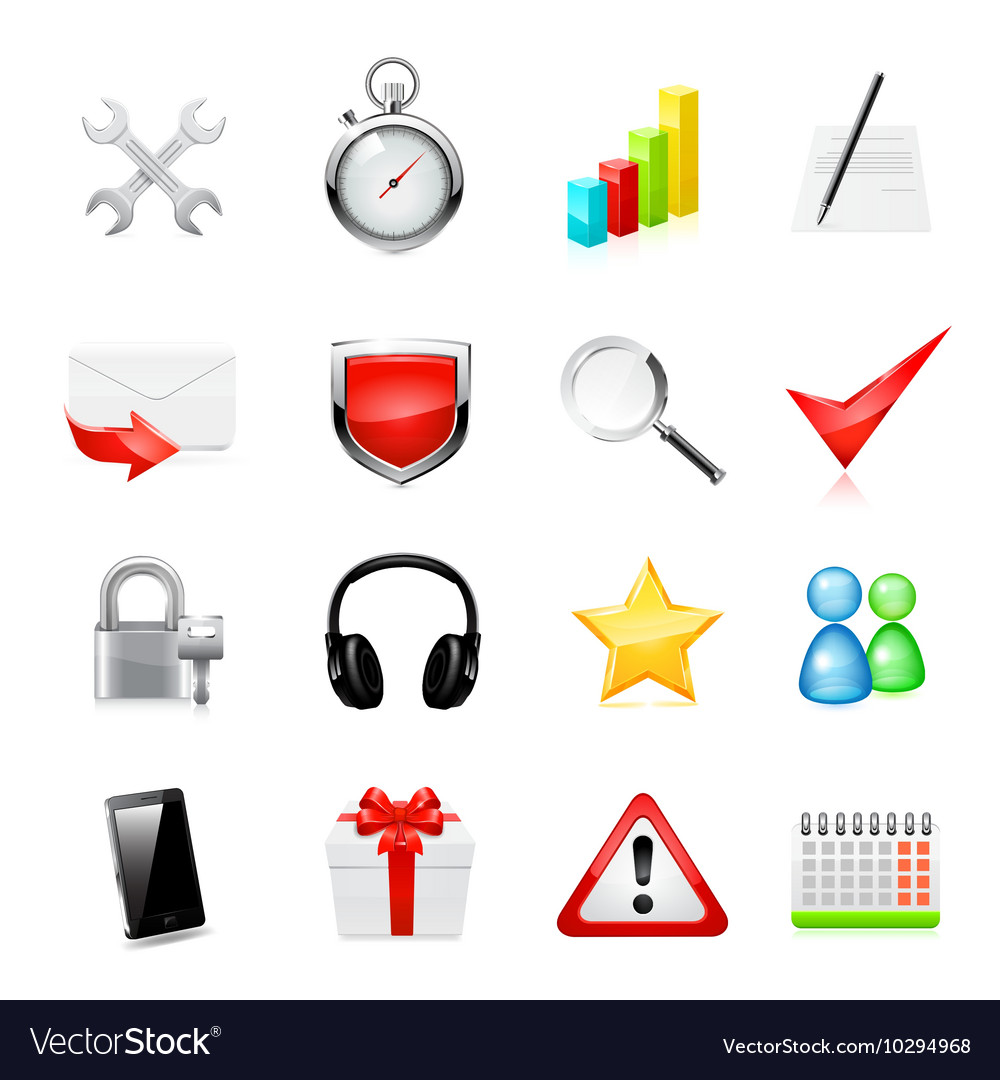 Web icon set