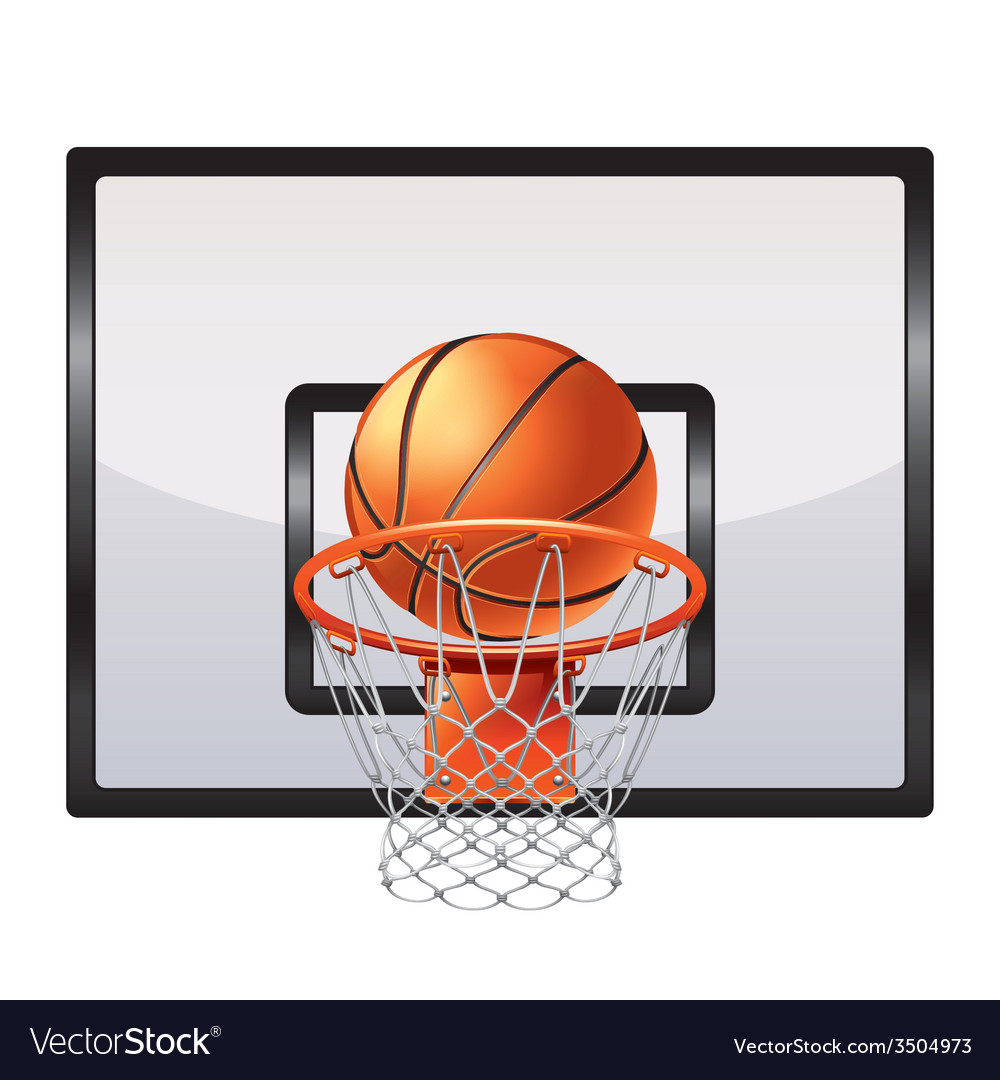 Basketball Hoop Isolated Stock Photo - Download Image Now