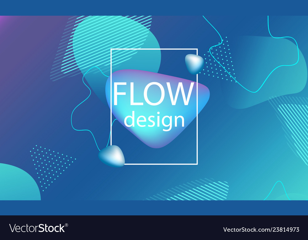 Flow Formen Hintergrund wavy abstrakte Abdeckung Design