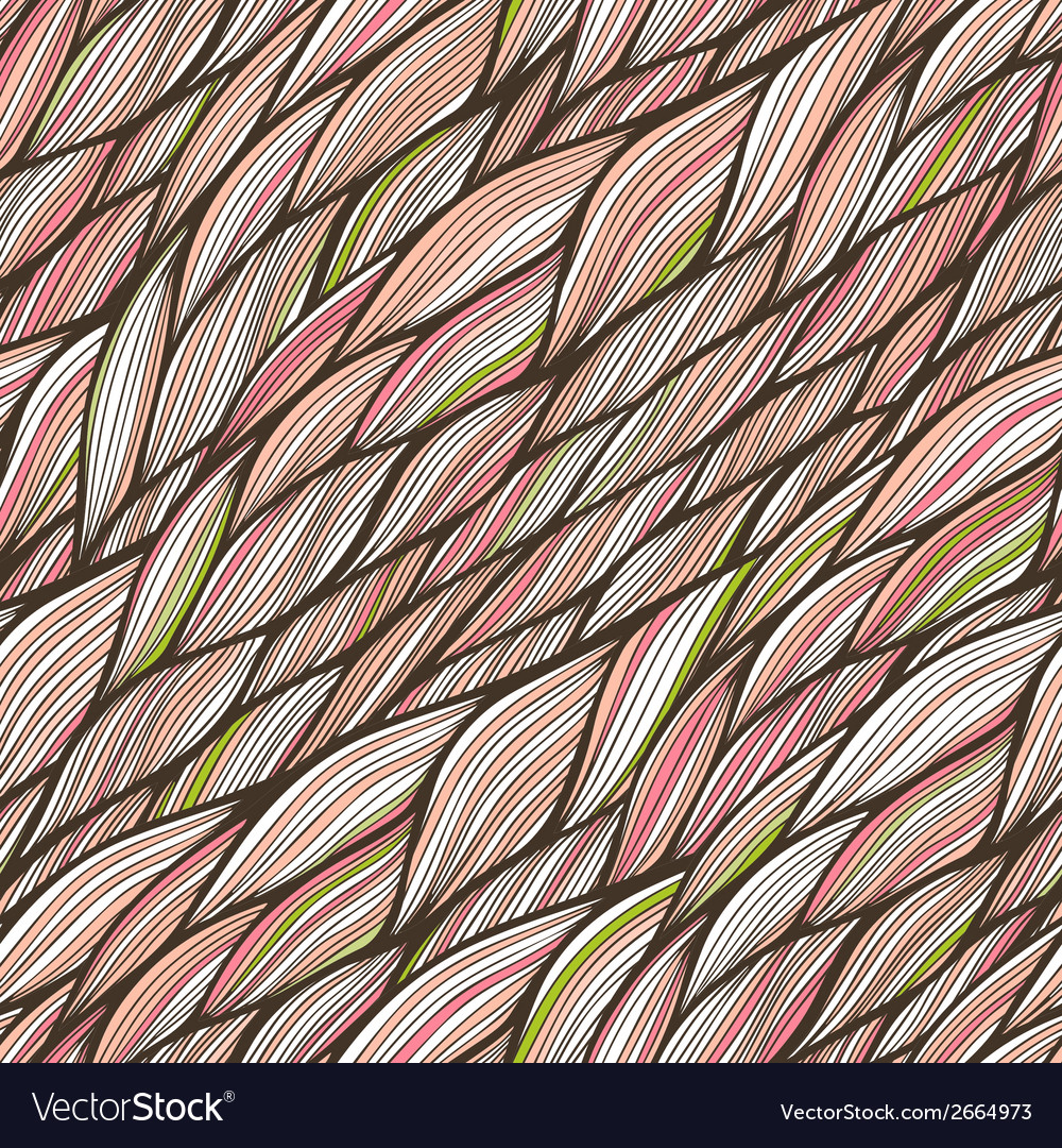 Seamless pattern with colorful hand drawn abstract