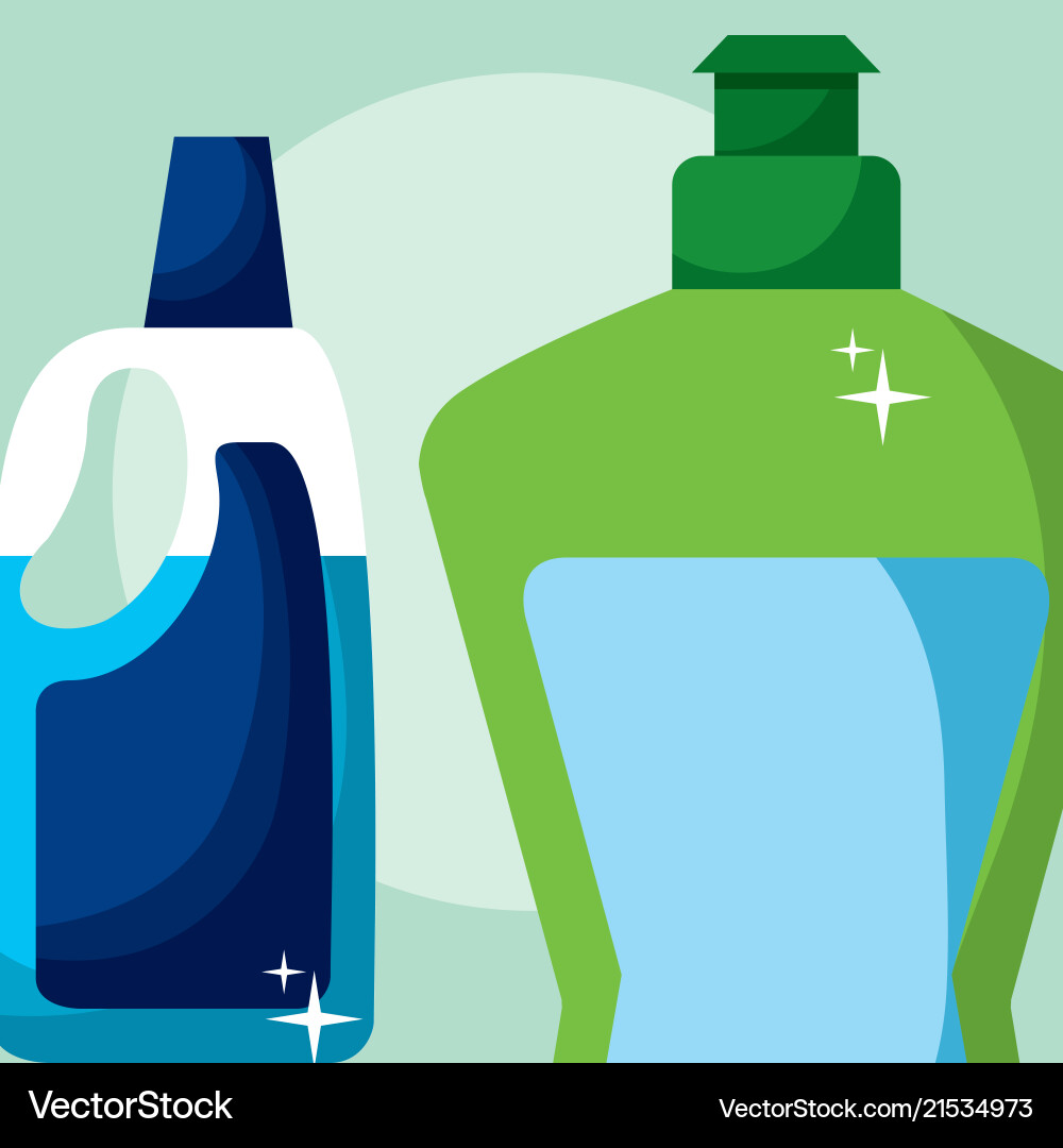 Spring cleaning concept Royalty Free Vector Image