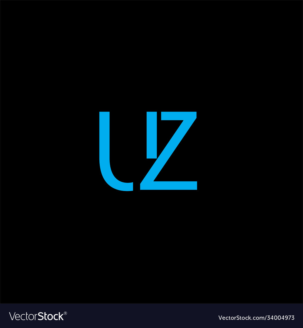 U z letter logo creative design