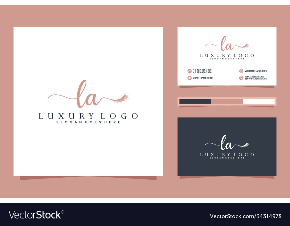 Initial la feminine logo collections and business