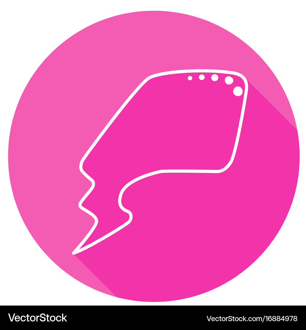 Round speech bubbles Royalty Free Vector Image