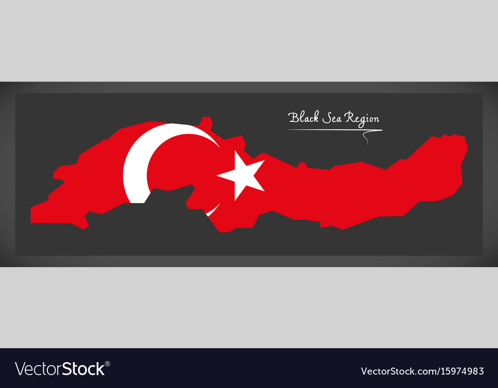 Black sea region turkey map