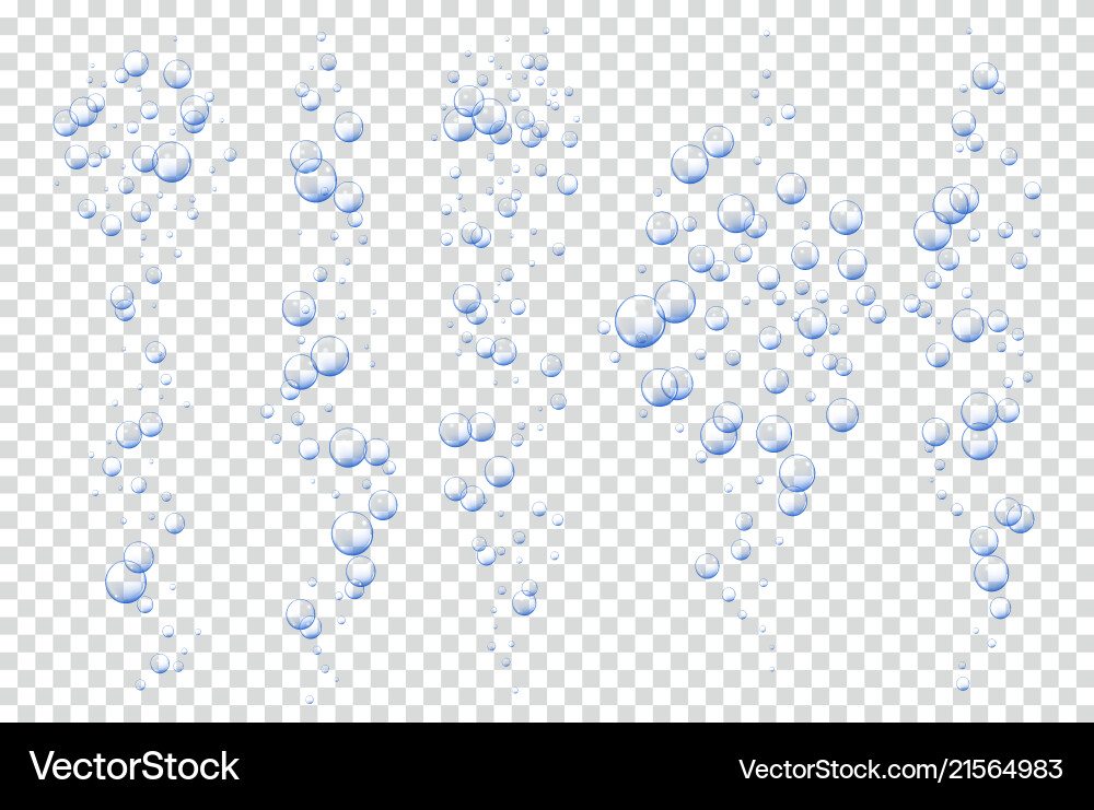 Bubbles under water Royalty Free Vector Image - VectorStock