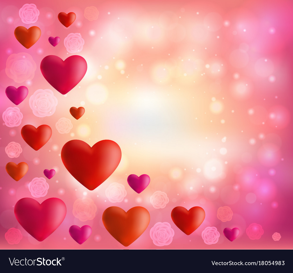 Heart background Royalty Free Vector Image - VectorStock