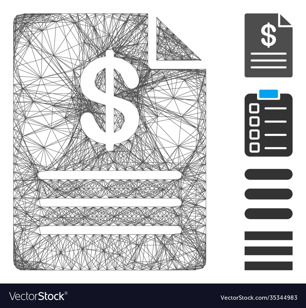 Linear price list mesh