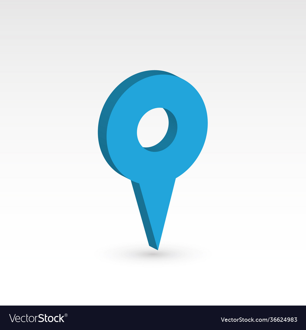 Map pointer - 3d object