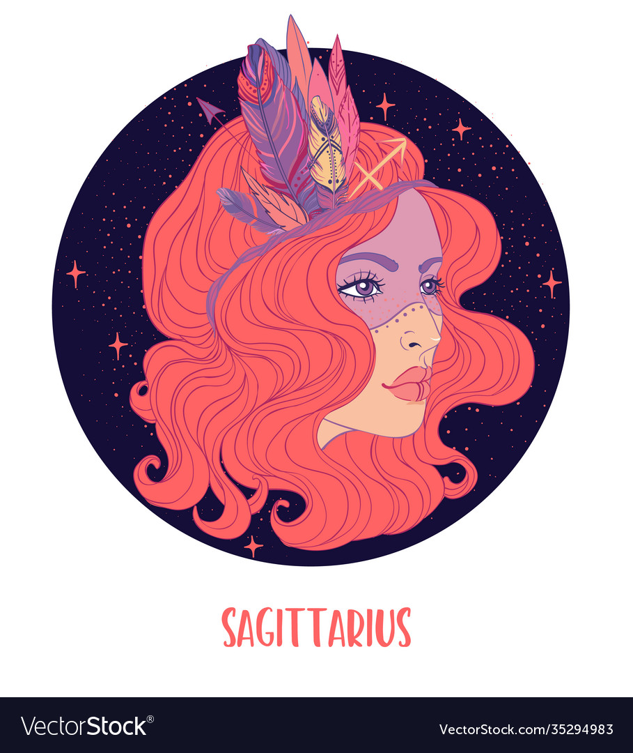 Sagittarius astrological sign as a Royalty Free Vector Image