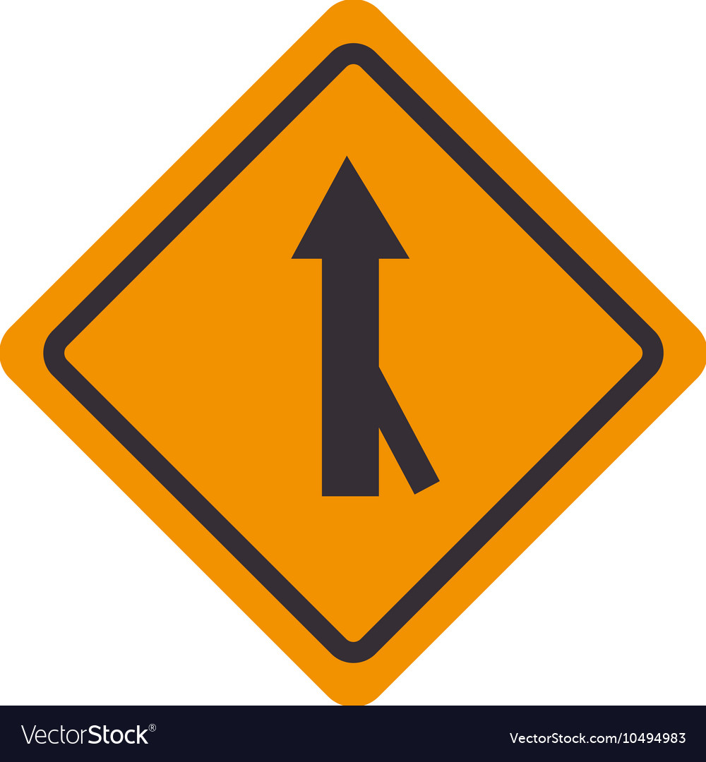 Traffic signal road arrow design Royalty Free Vector Image