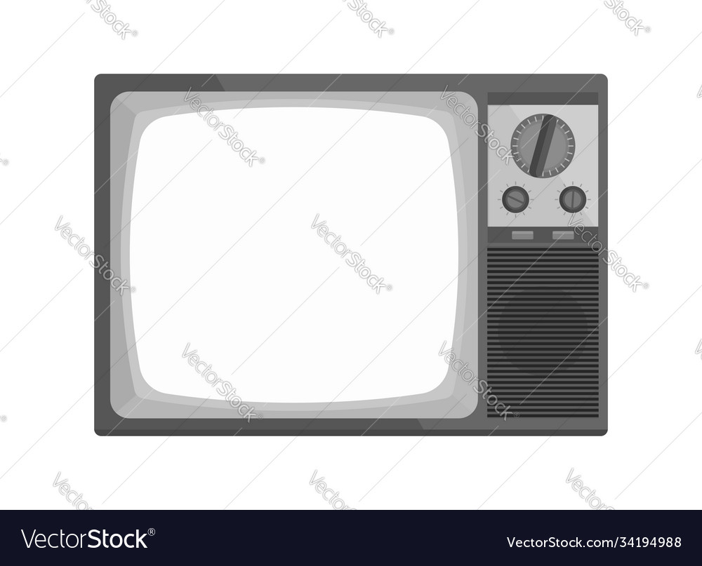 Black old tv