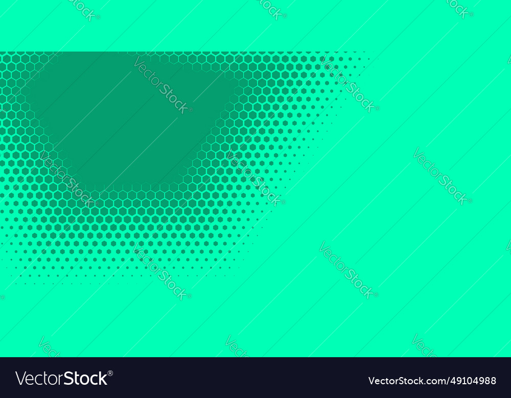 Geometric abstract hexagon two color background