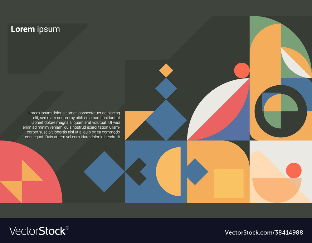 Geometry minimalistic artwork background pattern vector image Geometry minimalistic artwork background pattern