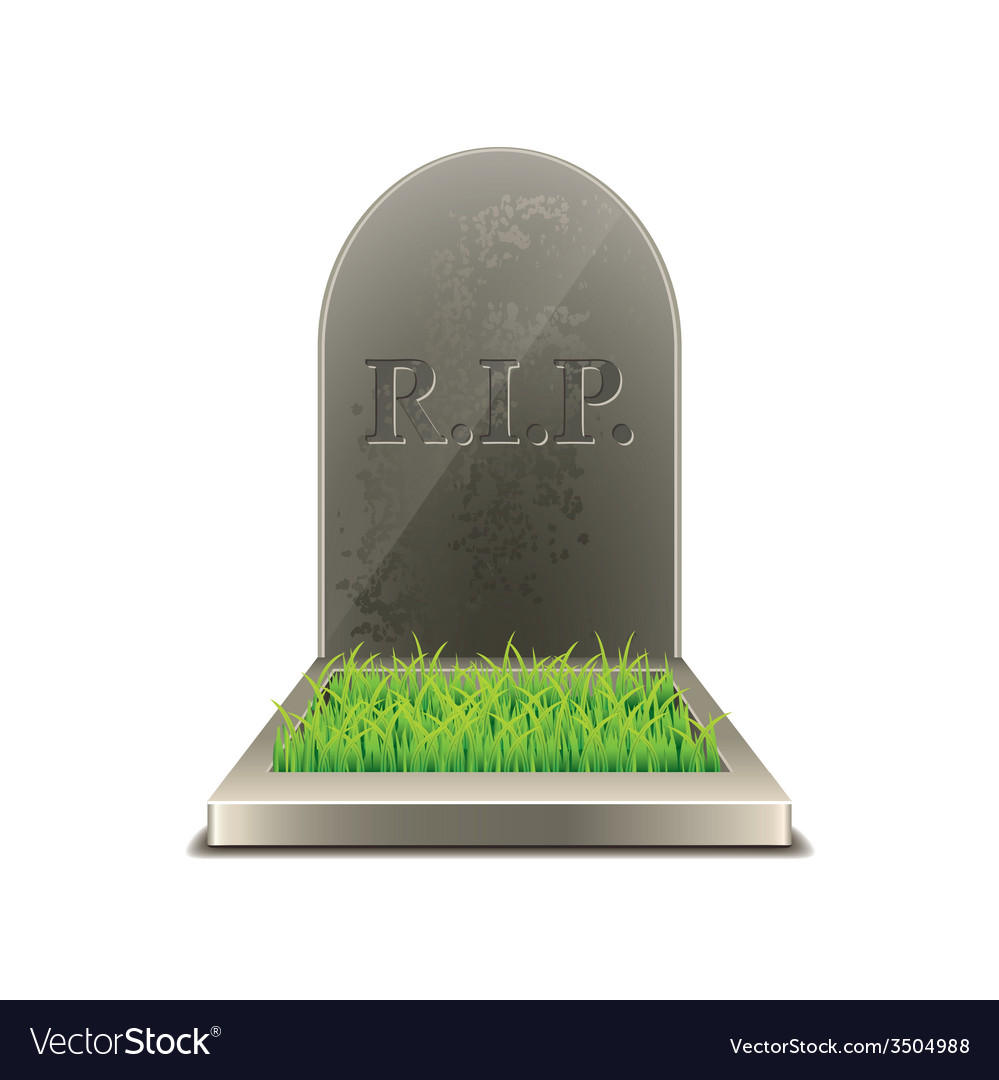 Grave isolated Royalty Free Vector Image - VectorStock