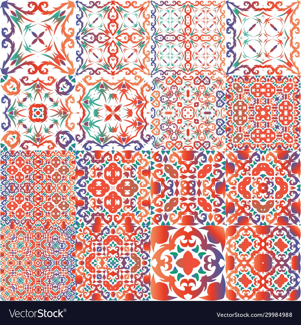 Mexican ornamental talavera ceramic Royalty Free Vector