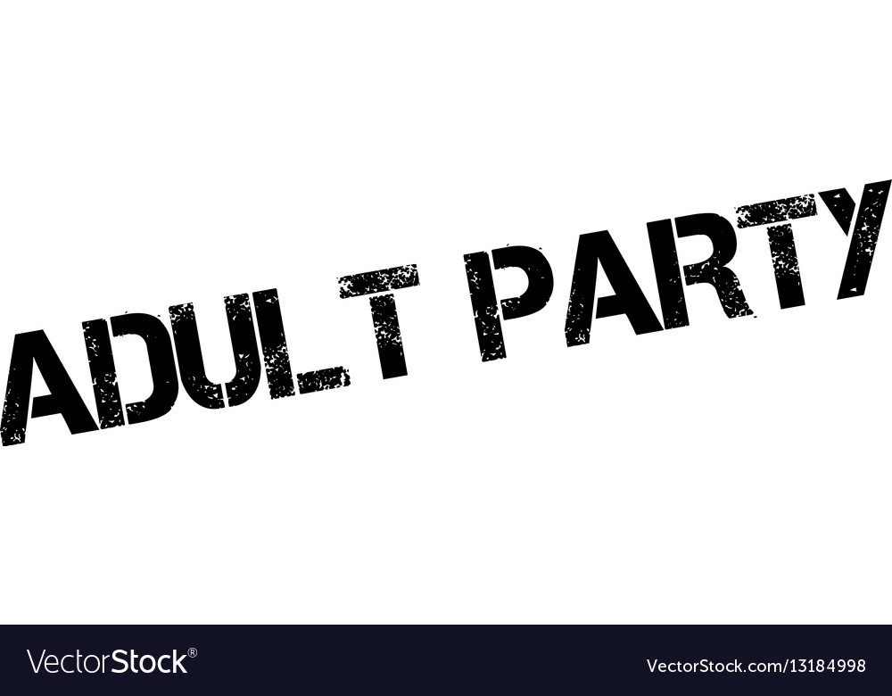 Adult party rubber stamp