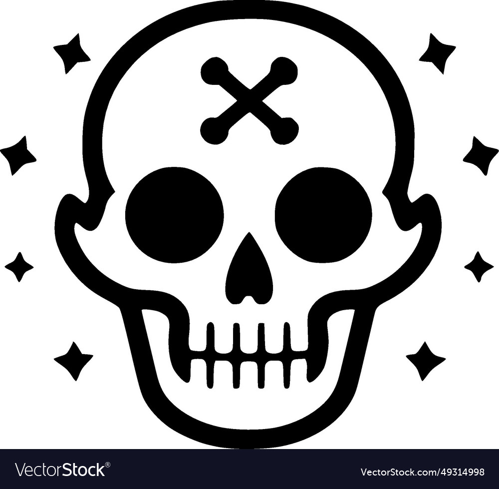 Skull - high quality logo ideal for t-shirt