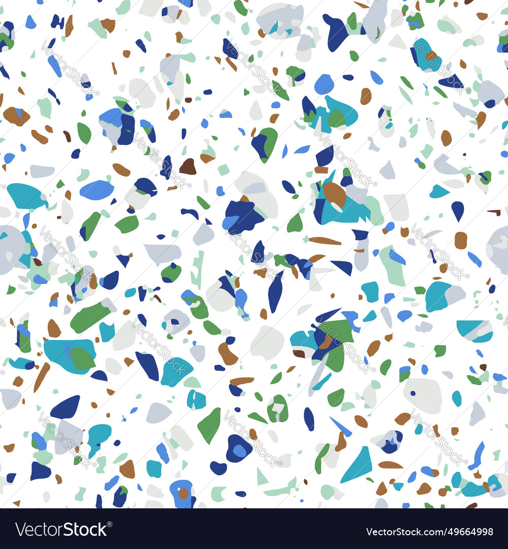 Terrazzo flooring seamless pattern background