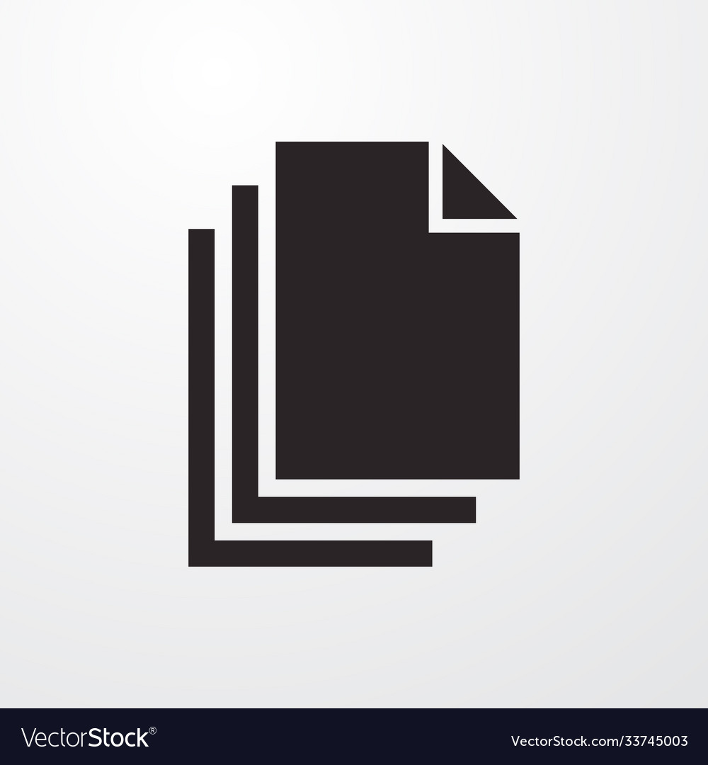 Document icon for web and mobile