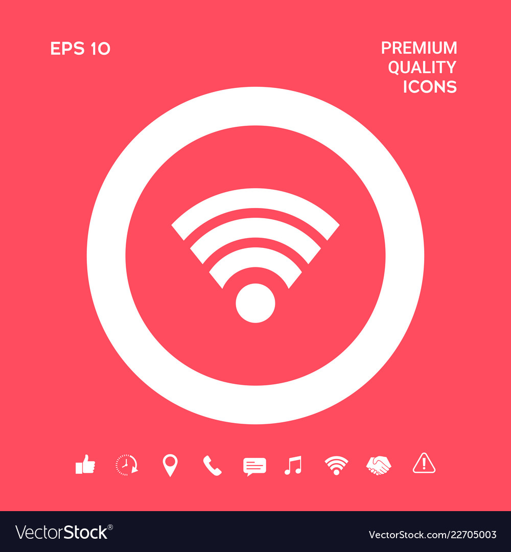 Internet connection icon graphic elements