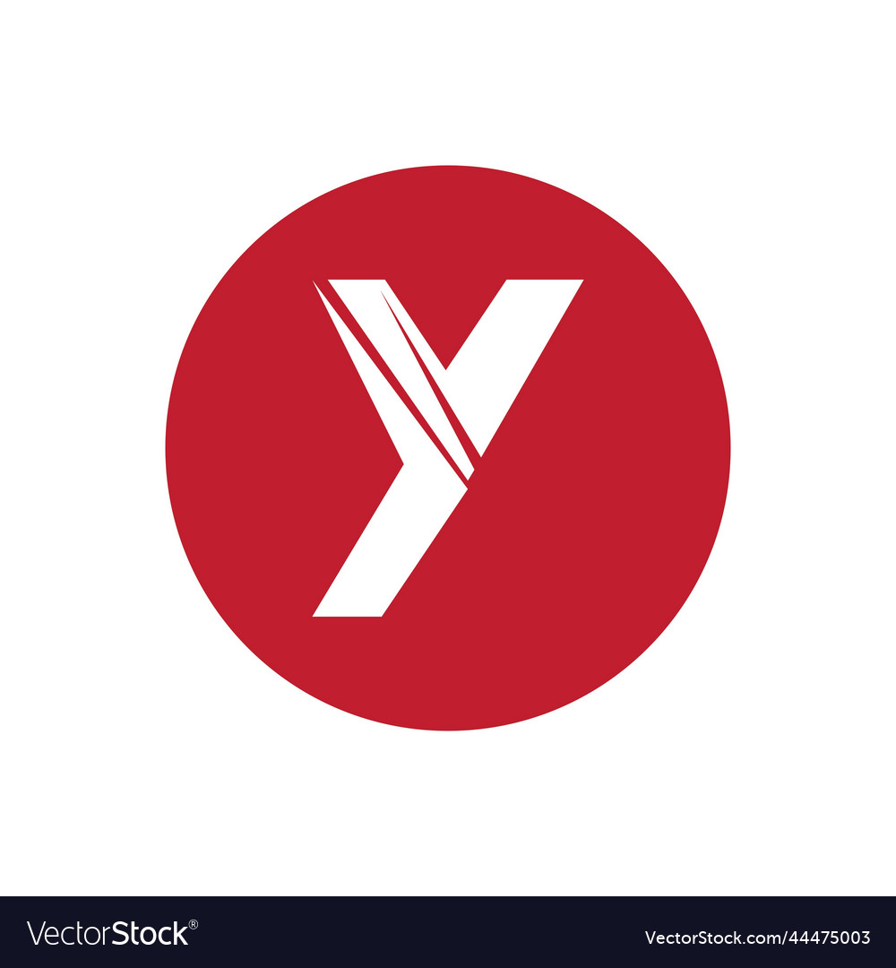 Letter y logo template icon design