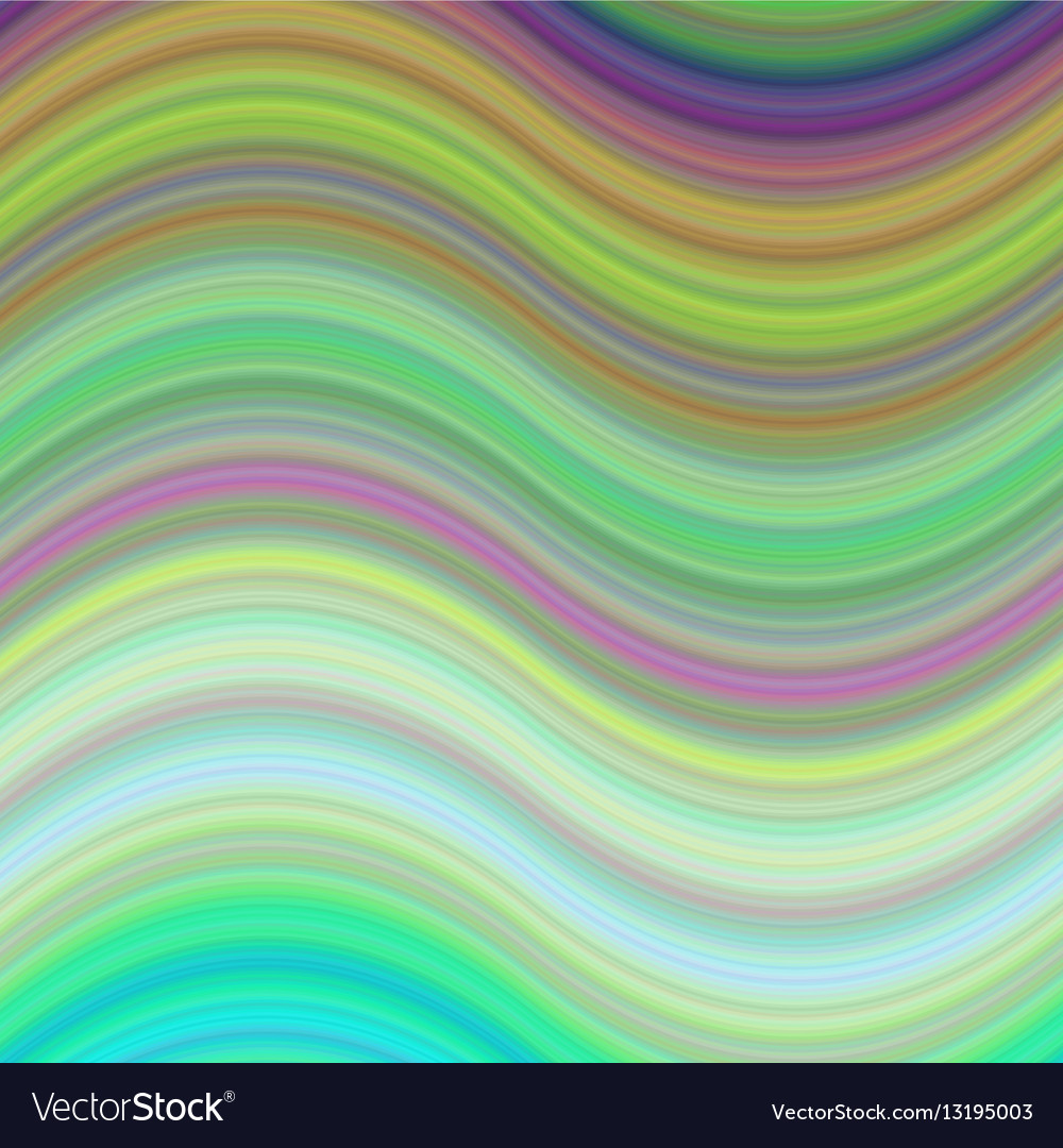 Multicolored abstract wave background design