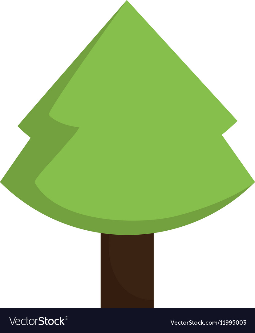 Xmas pine tree Royalty Free Vector Image - VectorStock