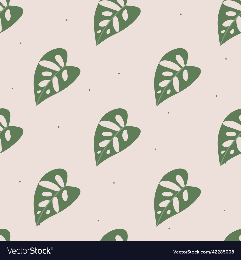 Flat hand drawn seamless pattern