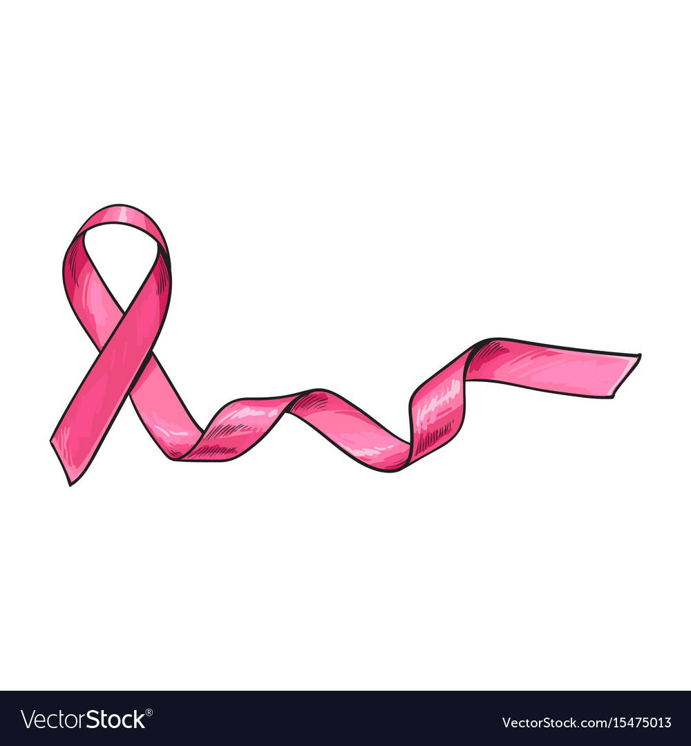 Pink Ribbon with Feather | Breast Cancer Awareness | Yard Sign SignWay