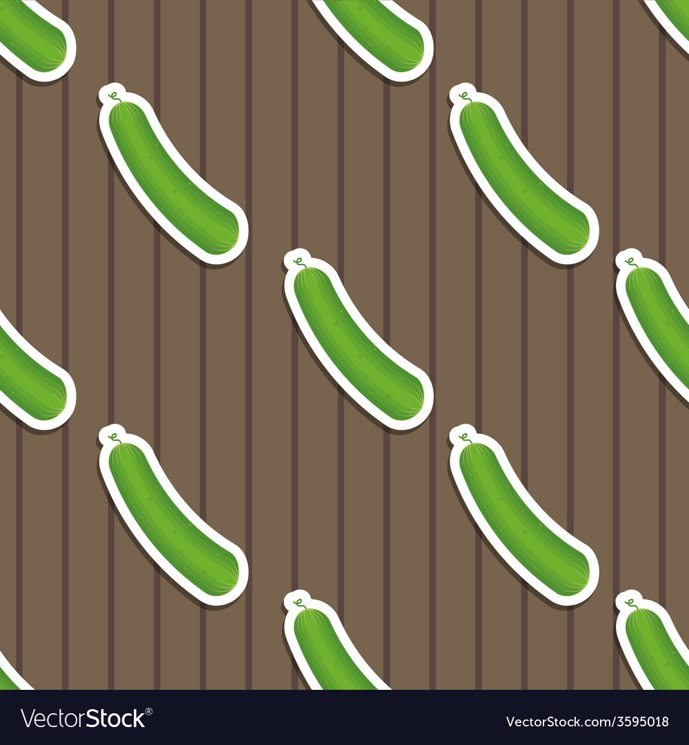 Cucumber pattern seamless texture with ripe green
