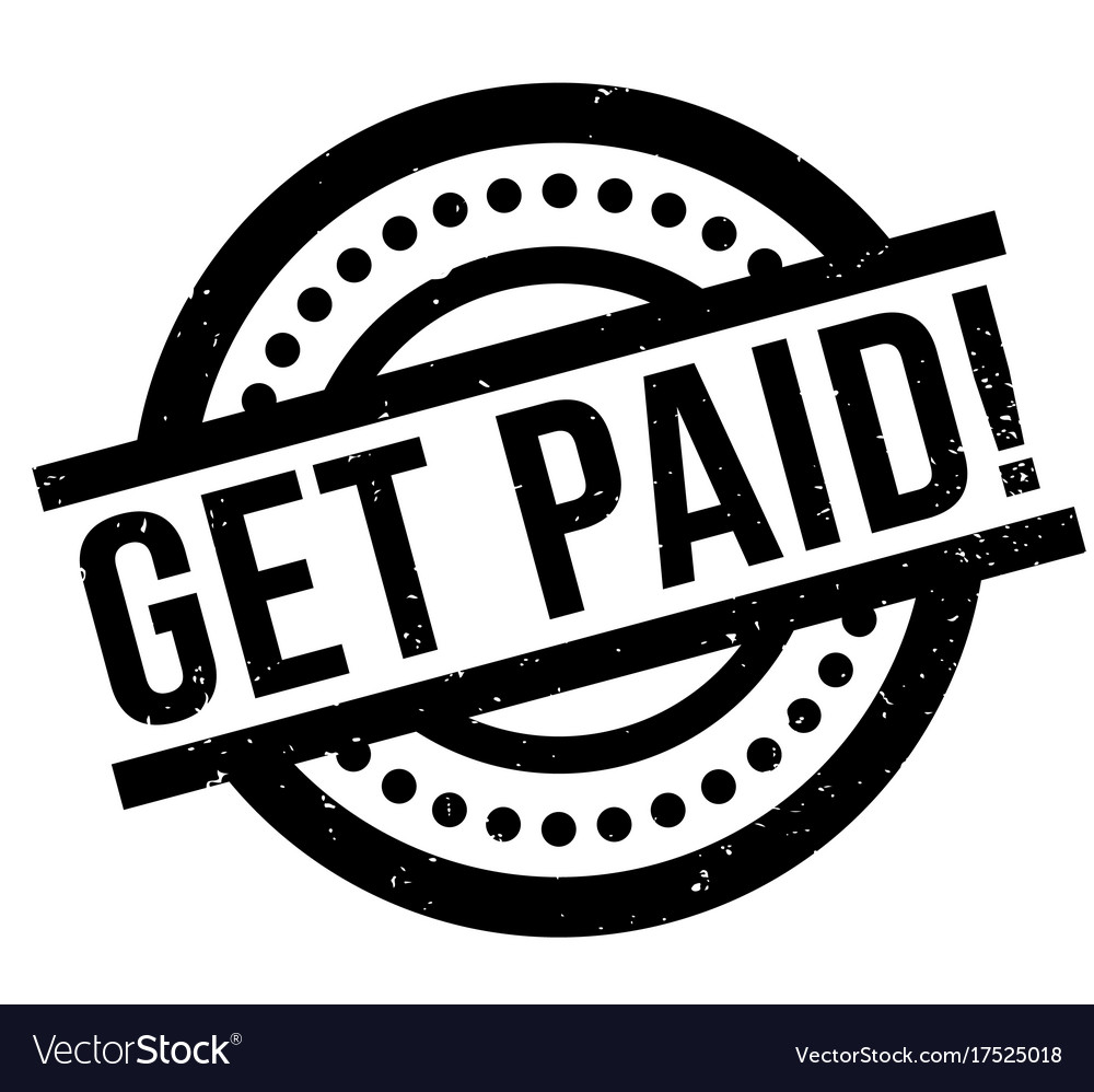Get paid rubber stamp