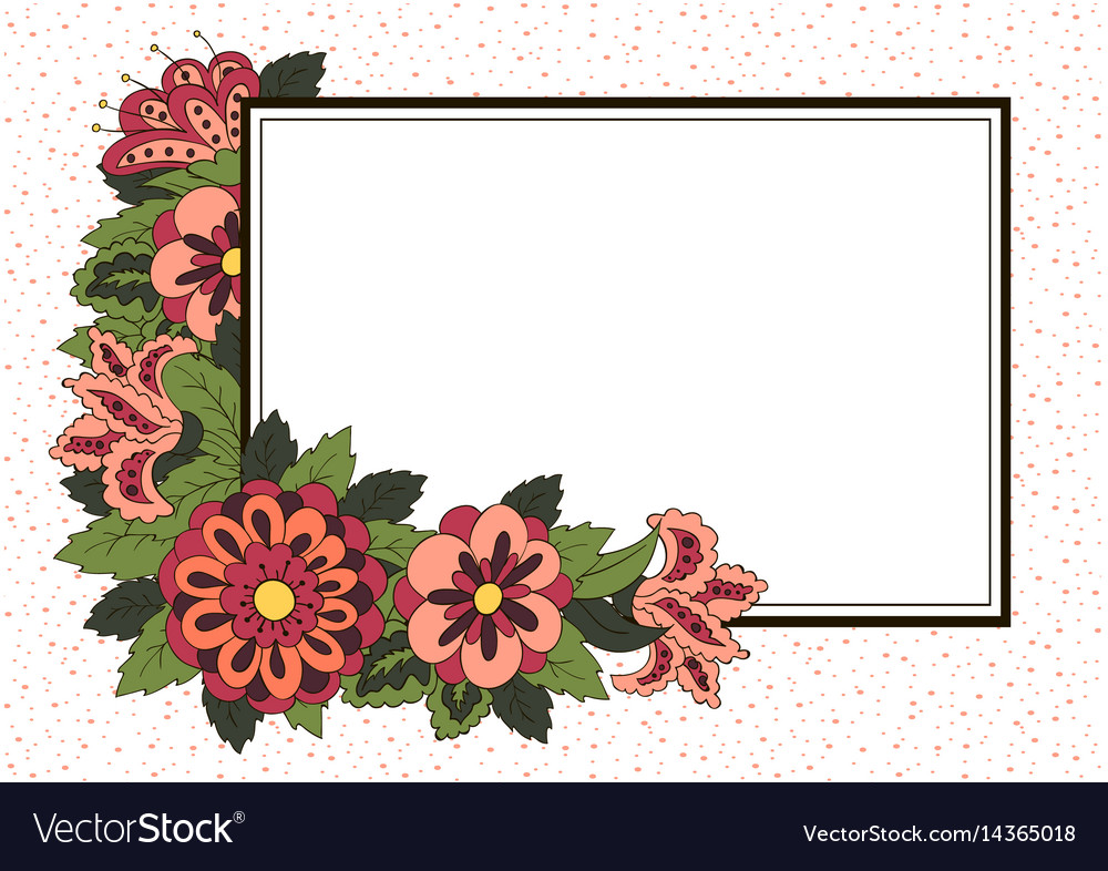 Horizontal card cover for the book album Vector Image