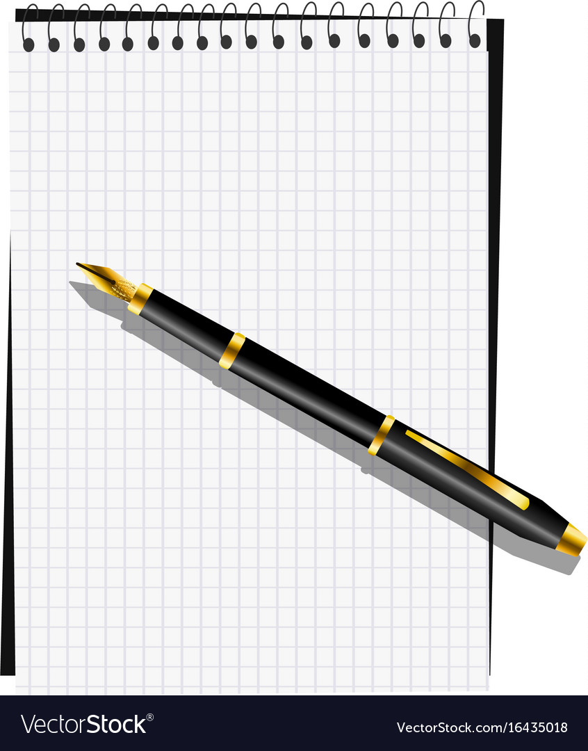 Notebook with pen