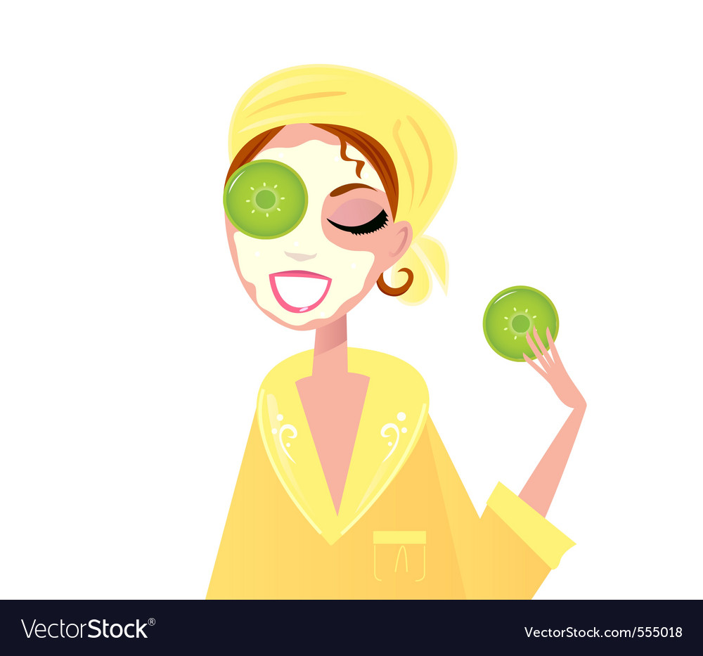 Relaxing Spa Gesichtsbehandlung - Gurkenmaske