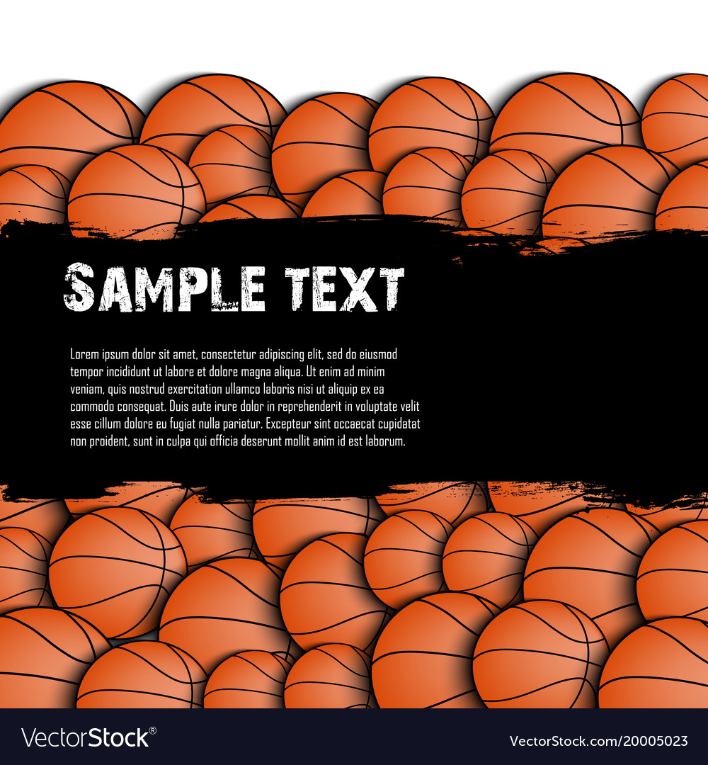 Basketball grunge background