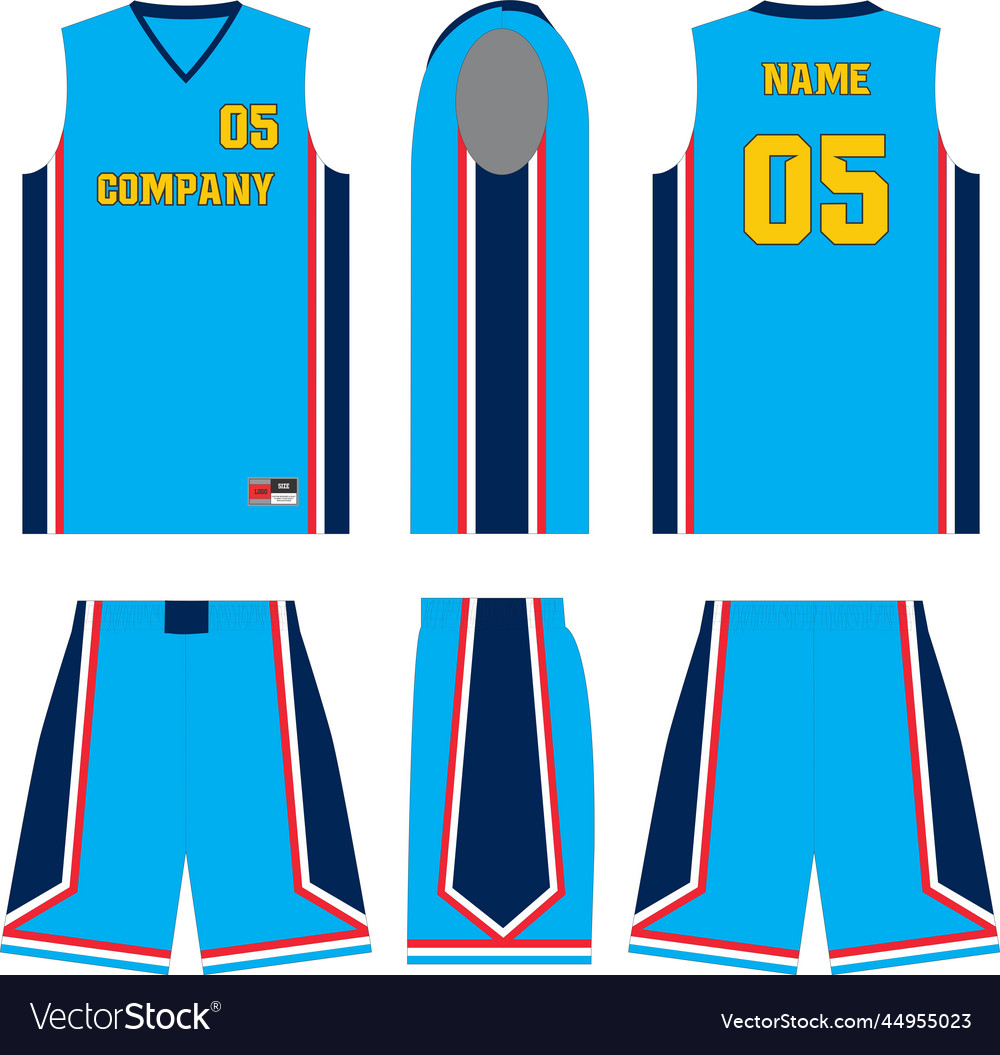 Basketball uniform jersey mock ups