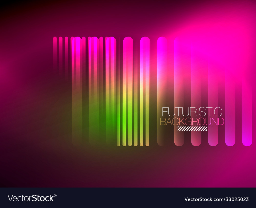 Bright neon color techno abstract background