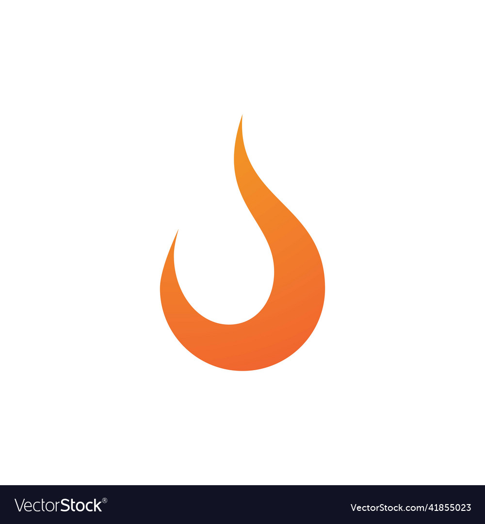 Flame logo template