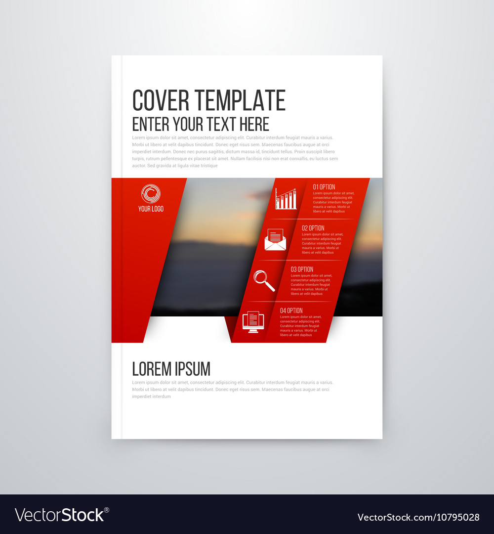 brochure design template flyer royalty free vector image