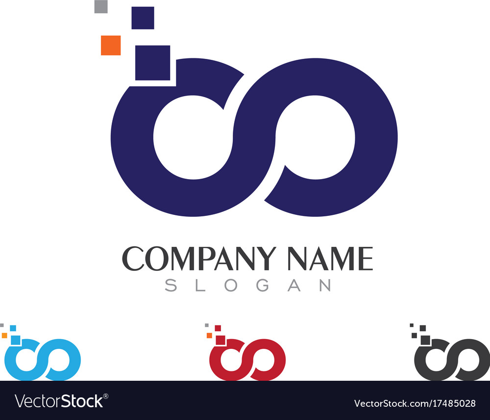 Infinity logo template