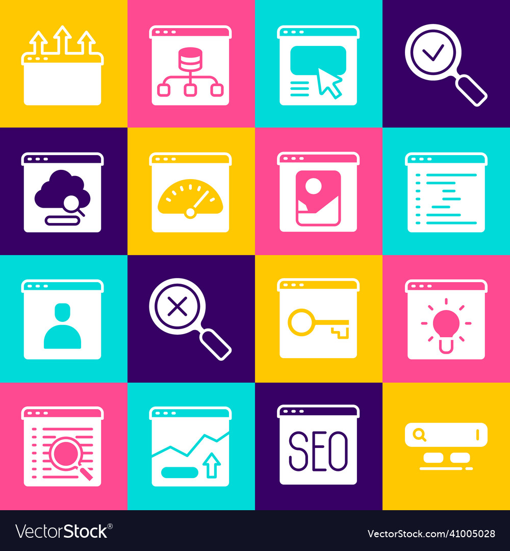 Suchmaschinen-Browserfenster ui oder ux design vector image Suchmaschinen-Browserfenster ui oder ux design