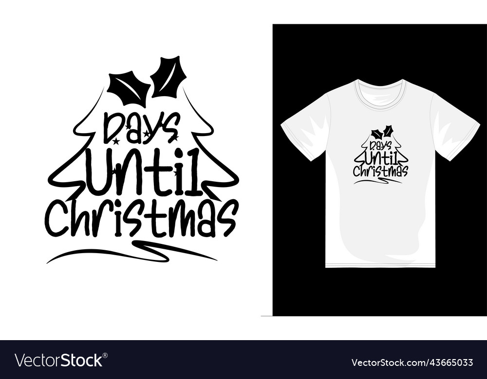 Christmas tshirt design template Royalty Free Vector Image