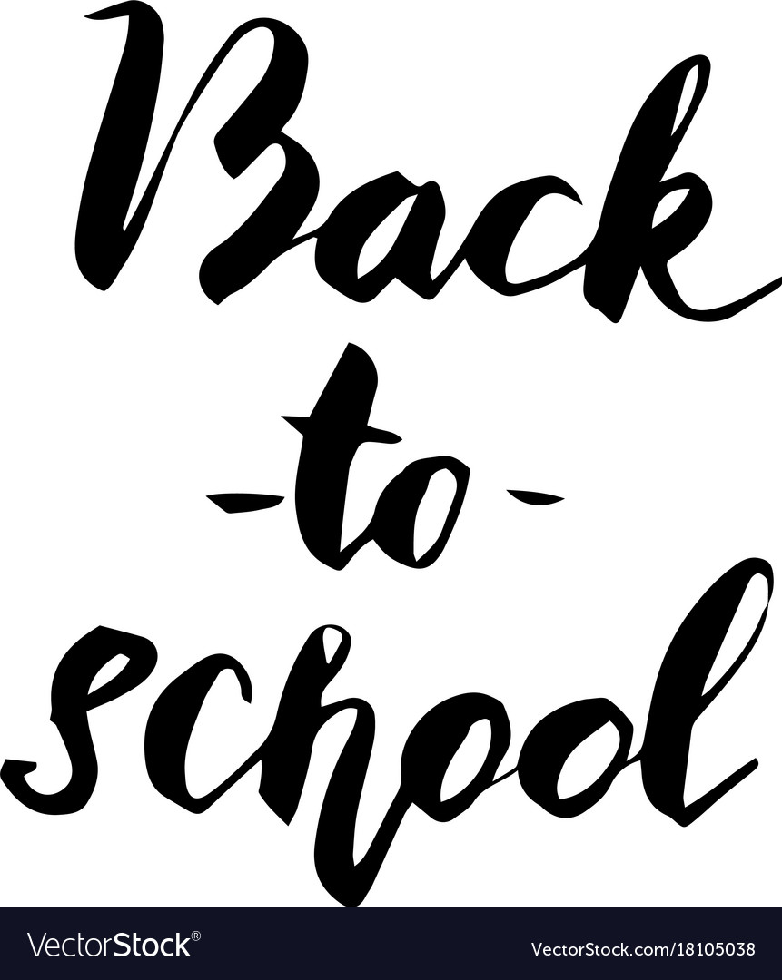 Collection of Back to School inscriptions phrases. Set of lettering written  slogans or phrases. Bundle of Back to School inscriptions. Vector  illustration 9922017 Vector Art at Vecteezy