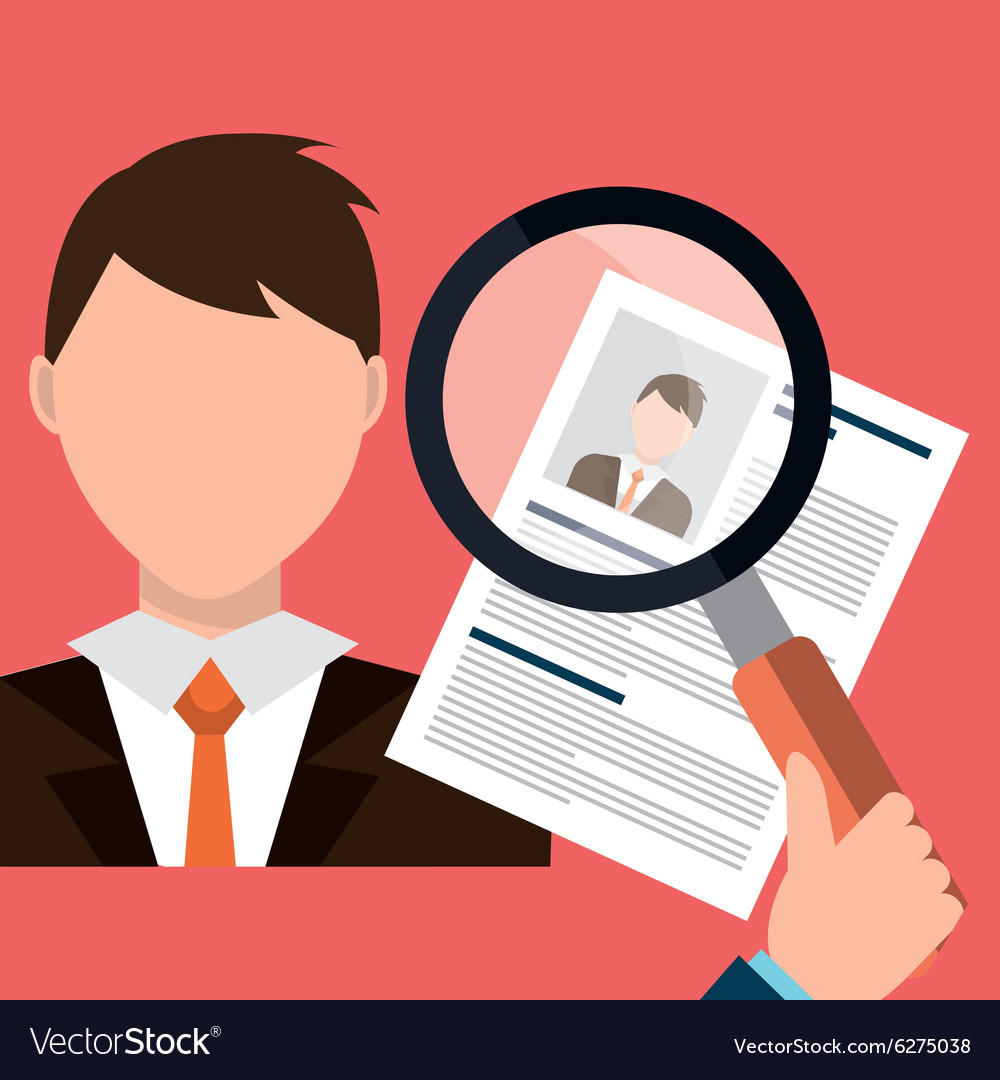 Find person and job interview