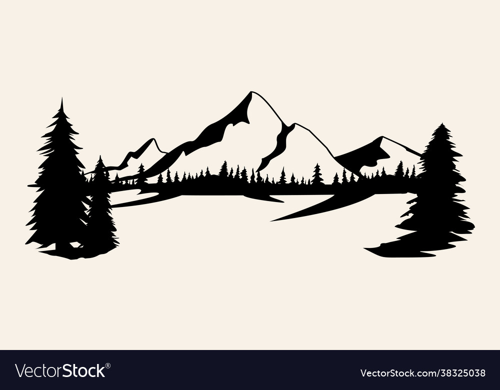 Mountains silhouettes