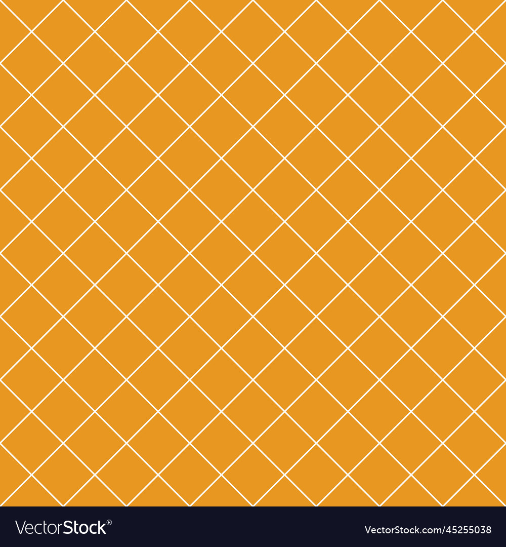 Orange seamless diagonal grid pattern