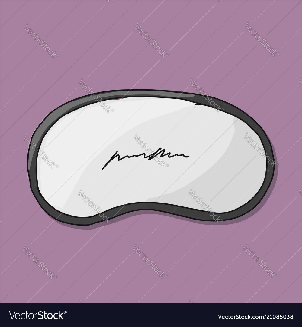 Sleep mask sketch for your design