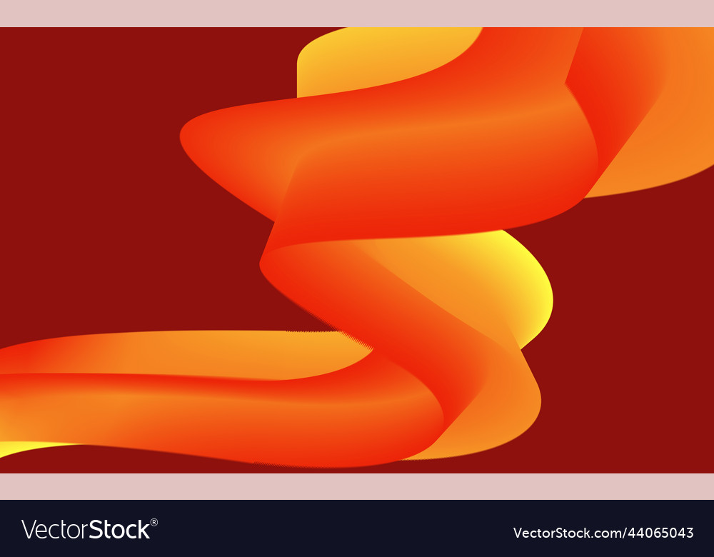 Abstract wave design element vector image Abstract wave design element